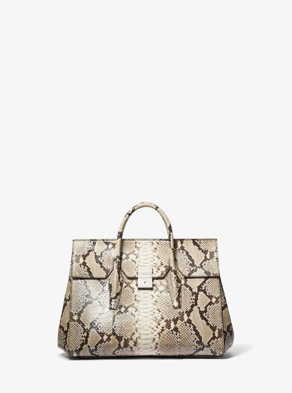 商品Michael Kors|Campbell Large Python Embossed Leather Weekender Bag,价格¥6250,第1张图片