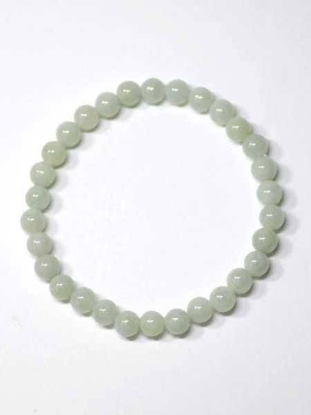 商品岩座|6mm Jade Bracelet,价格¥216,第2张图片详细描述