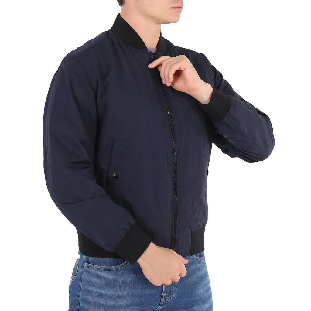 商品Hugo Boss|Hugo Boss Men's Dark Blue Water-Repellent Recycled Fabric Regular-Fit Bomber Jacket, Brand Size 50 (US Size 40),价格¥1404,第1张图片