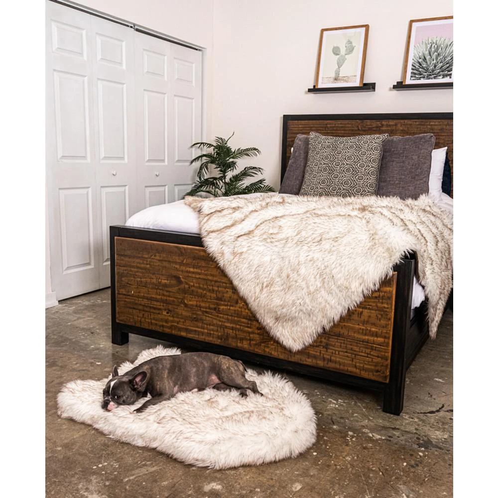 PupRug Faux Fur Orthopedic Dog Bed Curve  Large/Extra 商品