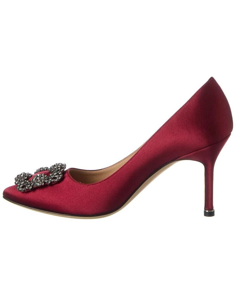商品Manolo Blahnik|Manolo Blahnik Hangisi 90 Satin Pump,价格¥6359,第2张图片详细描述