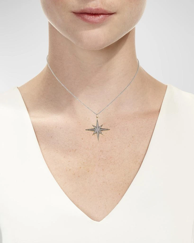 商品Sydney Evan|14k Diamond Starburst Pendant Necklace,价格¥24768,第3张图片详细描述