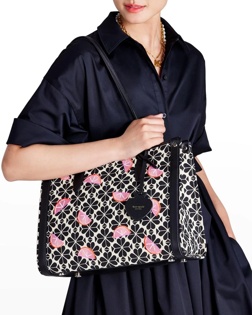 商品Kate Spade|spade & summer fruit east-west tote bag,价格¥1140,第2张图片详细描述