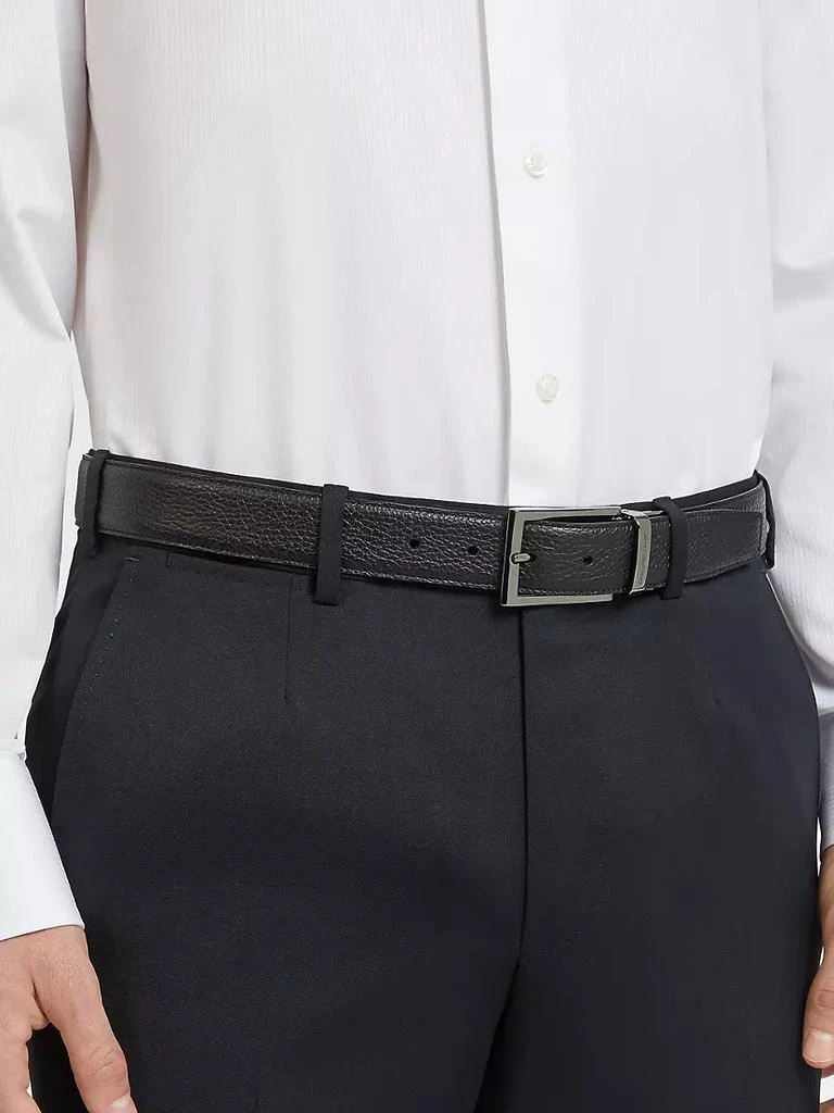 商品Zegna|Tailoring Entry Leather Belt,价格¥1961,第2张图片详细描述