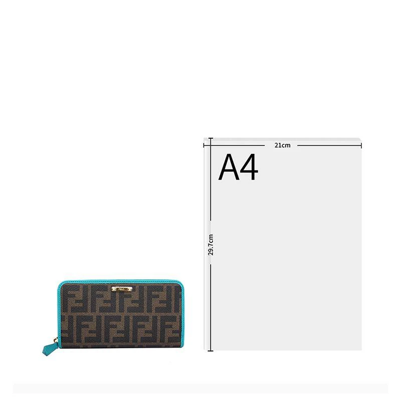 商品Fendi|香港直邮FENDI芬迪女士棕色长款钱包潮流时尚8M0299GRPF0P3N,价格¥4270,第9张图片详细描述