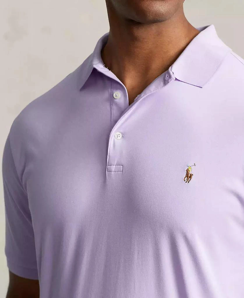 商品Ralph Lauren|Men's Big & Tall Soft Cotton Polo Shirt,价格¥607,第3张图片详细描述