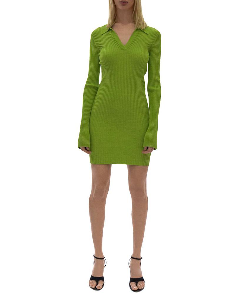 Marl Ribbed Mini Dress商品第4张图片规格展示