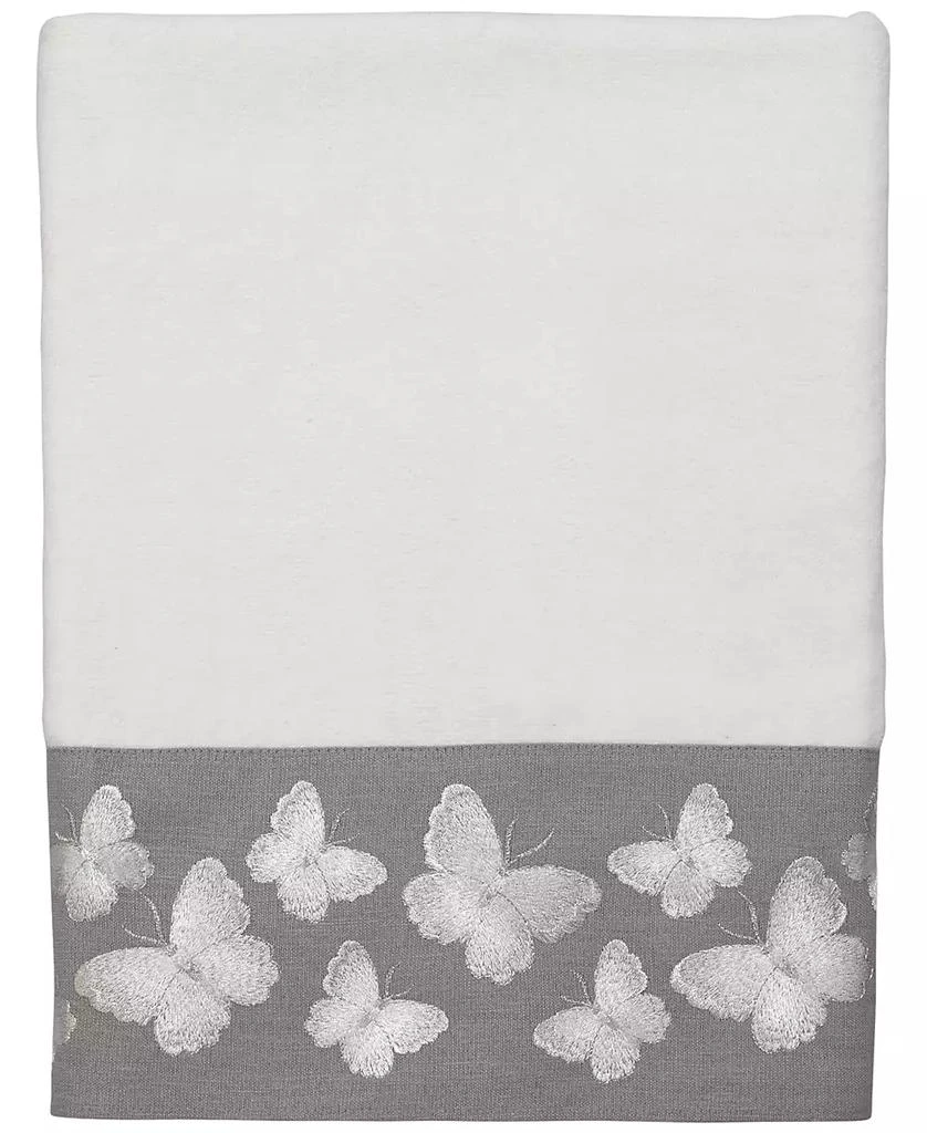 商品Avanti|Yara Butterfly Bordered Cotton Fingertip Towel, 11" x 18",价格¥60,第2张图片详细描述