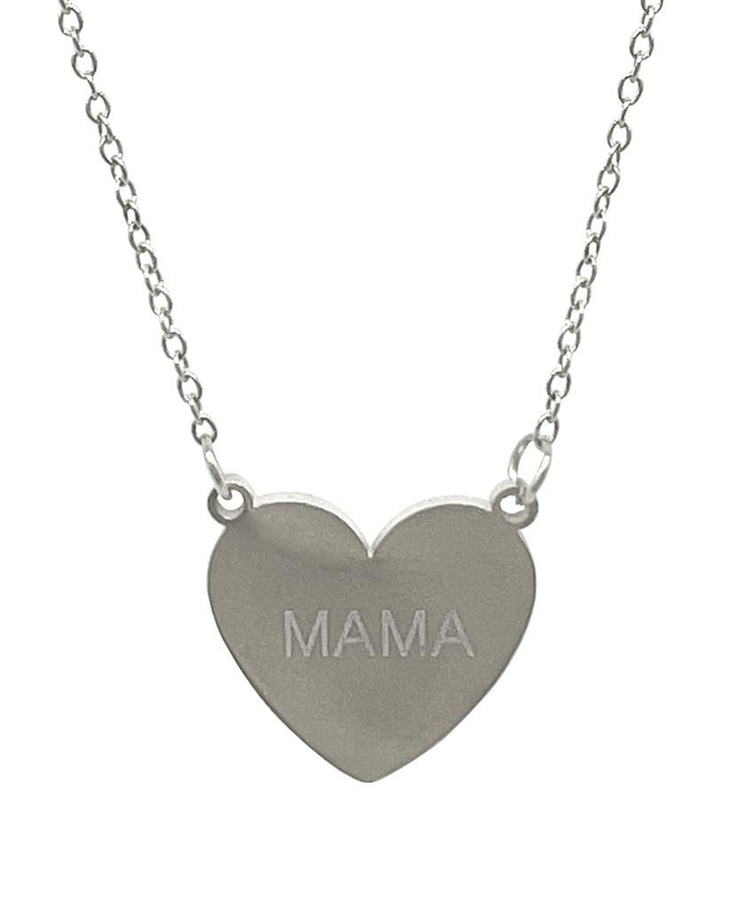 Adornia Mama Heart Necklace silver商品第1张图片规格展示