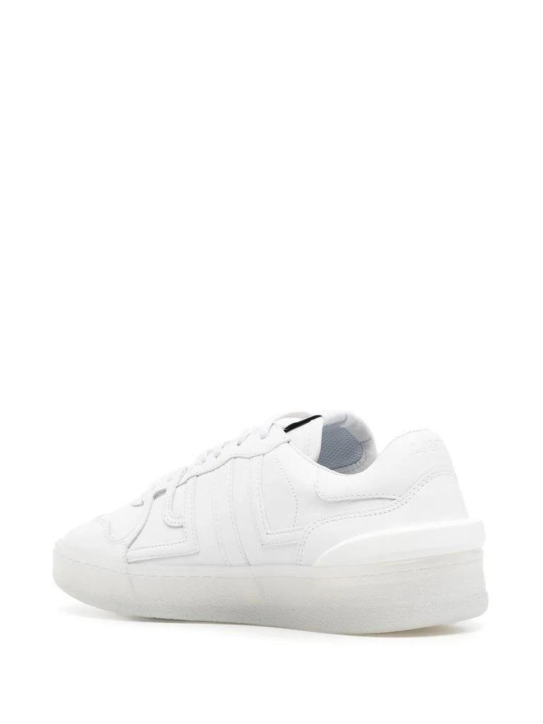 商品Lanvin|Lanvin women's white leather sneakers,价格¥4897,第3张图片详细描述