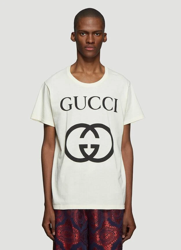 商品Gucci|Logo T-Shirt in White,价格¥4755,第1张图片