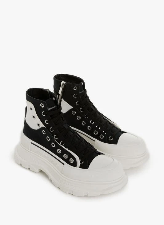 商品Alexander McQueen|Tread Slick cotton sneakers,价格¥4445,第1张图片