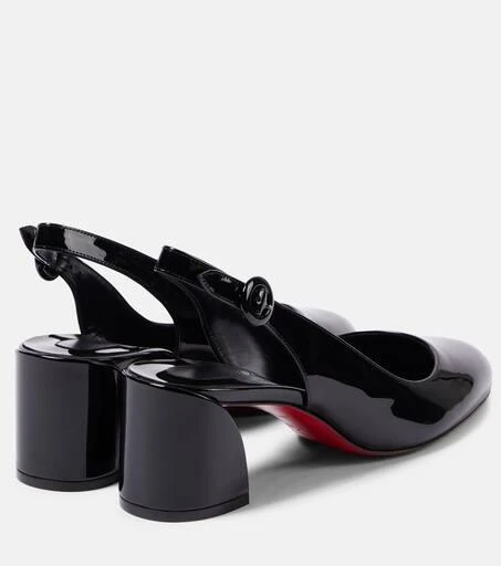 商品Christian Louboutin|So Jane 55漆皮露跟高跟鞋,价格¥8864,第2张图片详细描述