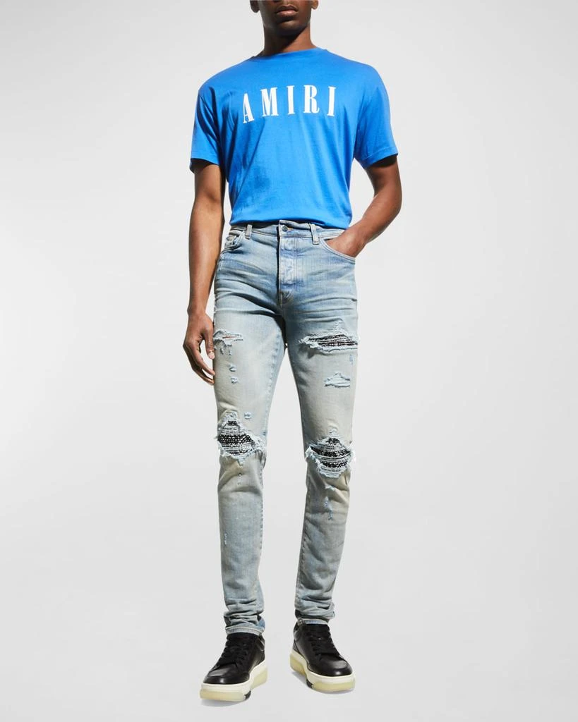 商品AMIRI|Men's MX1 Bandana Repair Skinny Jeans,价格¥8511,第2张图片详细描述