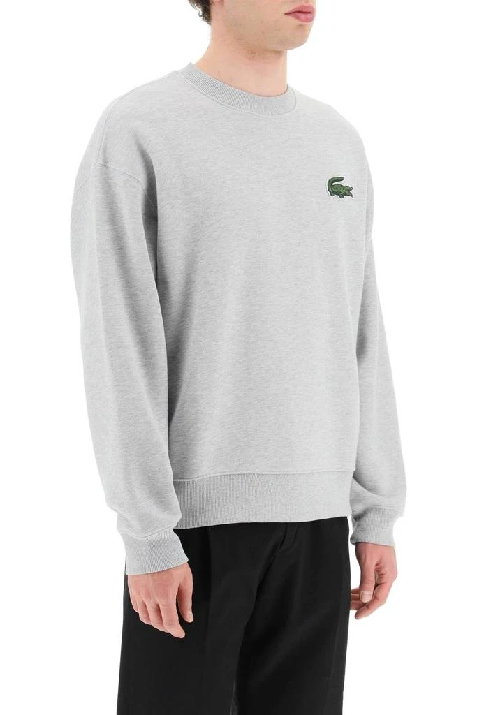 商品Lacoste|ORGANIC COTTON SWEATSHIRT WITH MACRO LOGO,价格¥496,第3张图片详细描述