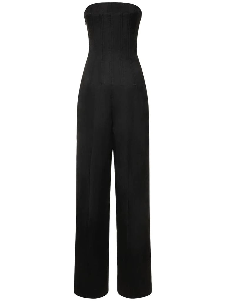 商品Stella McCartney|Crepe Corset Wide Leg Jumpsuit,价格¥12617,第5张图片详细描述