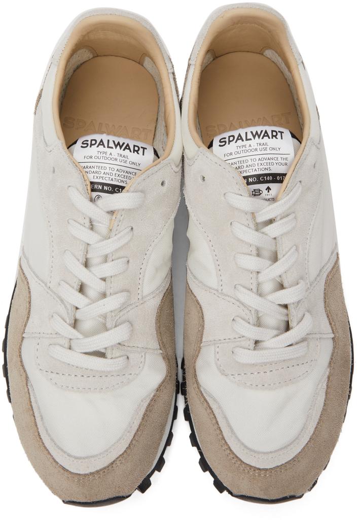 White & Beige Marathon Trail Low (WB) Sneakers商品第5张图片规格展示