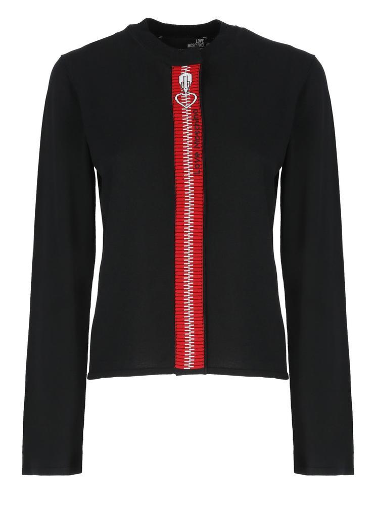 商品Love Moschino|Love Moschino Zipped Knit Cardigan,价格¥1053,第1张图片