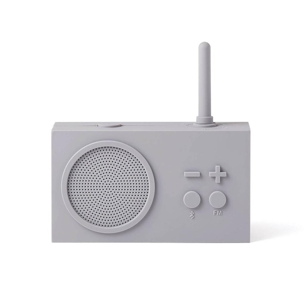 Lexon TYKHO 3 FM Radio and Bluetooth Speaker - Ultimate Grey商品第1张图片规格展示