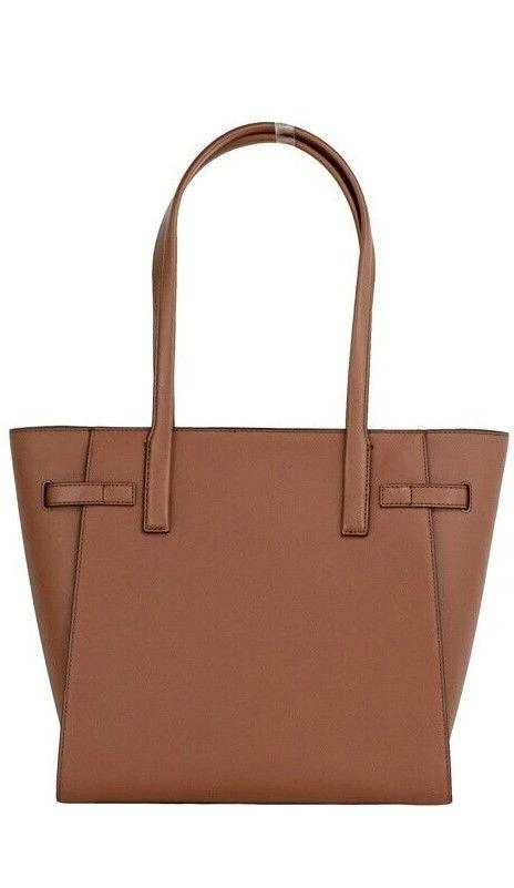 商品Michael Kors|Michael Kors Carmen Large Luggage Leather North South Tote Handbag Purse Bag,价格¥2233,第2张图片详细描述