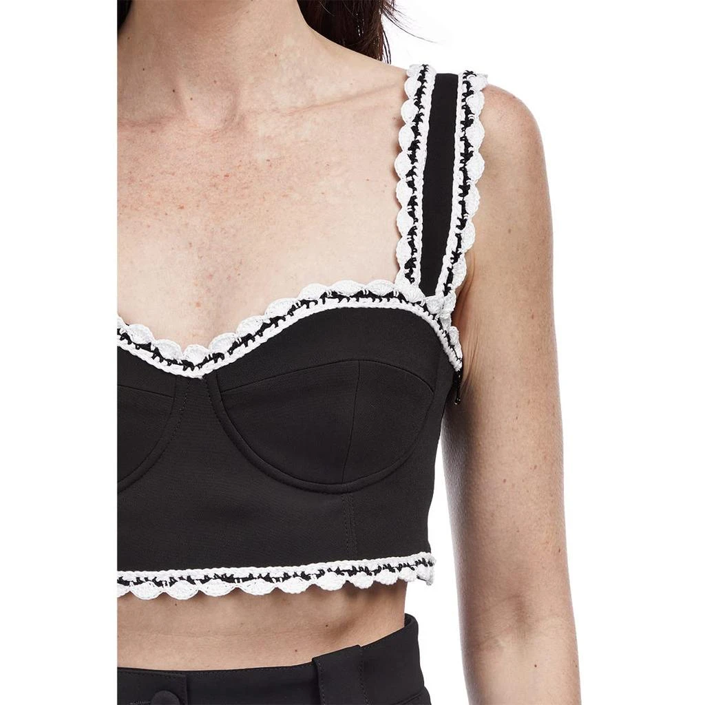 商品Moschino|Crochet Group Bra Top,价格¥7887,第4张图片详细描述