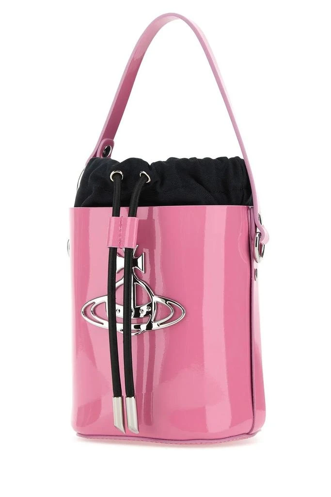 商品Vivienne Westwood|Pink Leather Small Daisy Bucket Bag,价格¥3474,第2张图片详细描述
