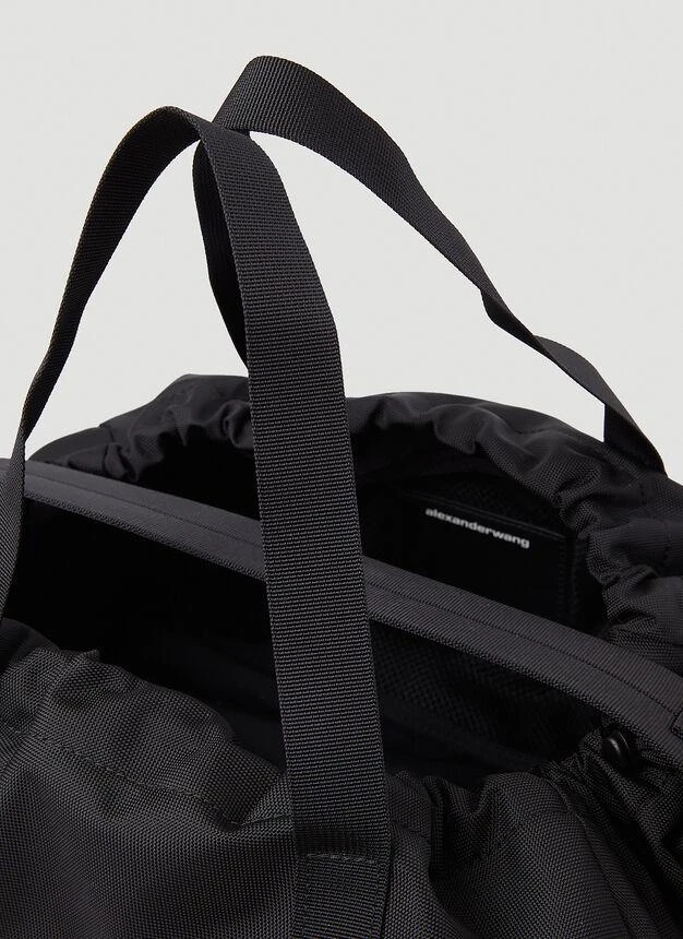 商品Alexander Wang|Primal Drawstring Duffle Shoulder Bag in Black,价格¥3270,第5张图片详细描述