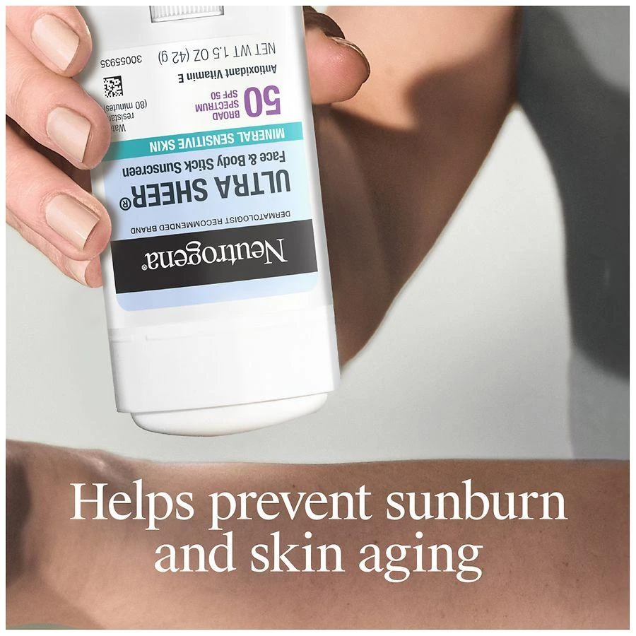 商品Neutrogena|SPF 50 Zinc Mineral Sunscreen Stick,价格¥140,第5张图片详细描述