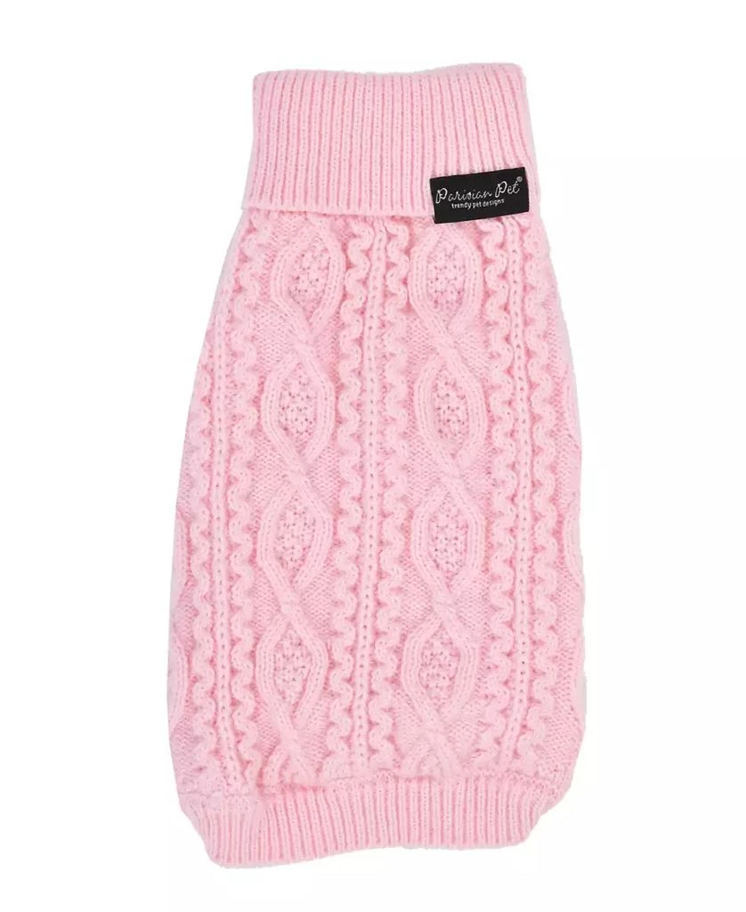 商品Macy's|Cable Knit Dog Sweater,价格¥209,第2张图片详细描述