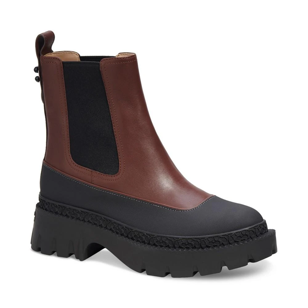 商品Coach|Women's Jalya Lug-Sole Pull-On Chelsea Boots,价格¥2022,第1张图片