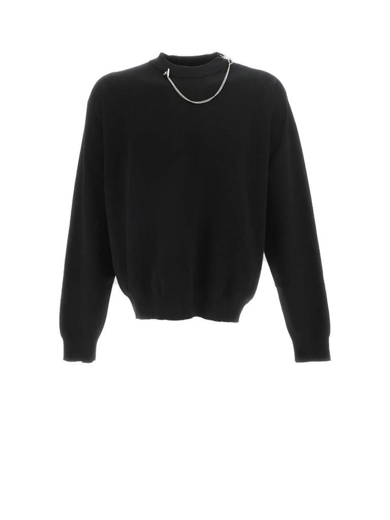 商品Ambush|Ambush Chain-Linked Detailed Crewneck Sweatshirt,价格¥3587,第1张图片