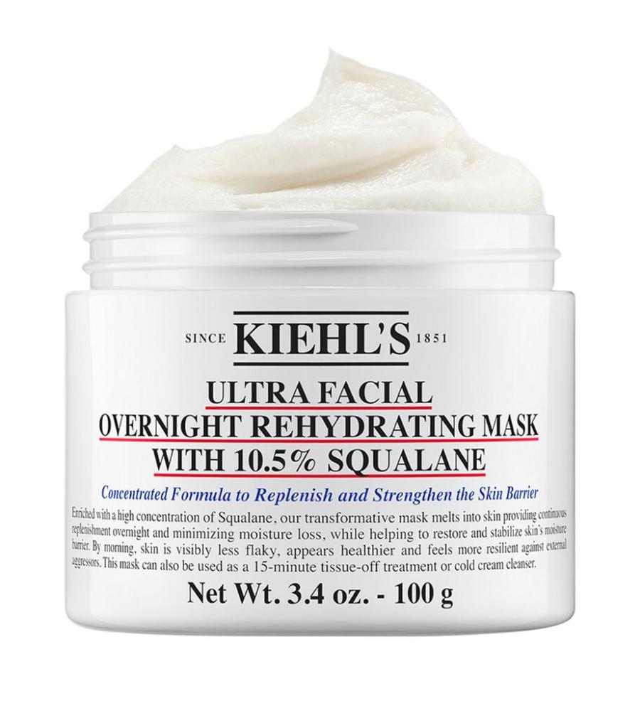 商品Kiehl's|Ultra Facial Overnight Hydrating Face Mask with 10.5% Squalane (100g),价格¥337,第4张图片详细描述