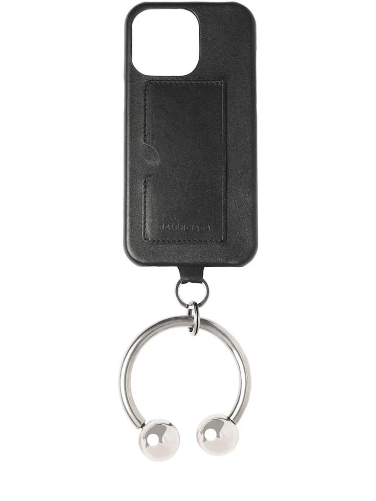 商品Balenciaga|iPhone 16 ProMax皮革保护套,价格¥6562,第1张图片