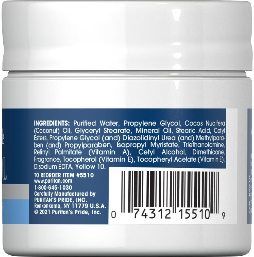 商品Puritan's Pride|Retinol Cream, Vitamin A 100,000 IU per oz,价格¥104-¥208,第5张图片详细描述