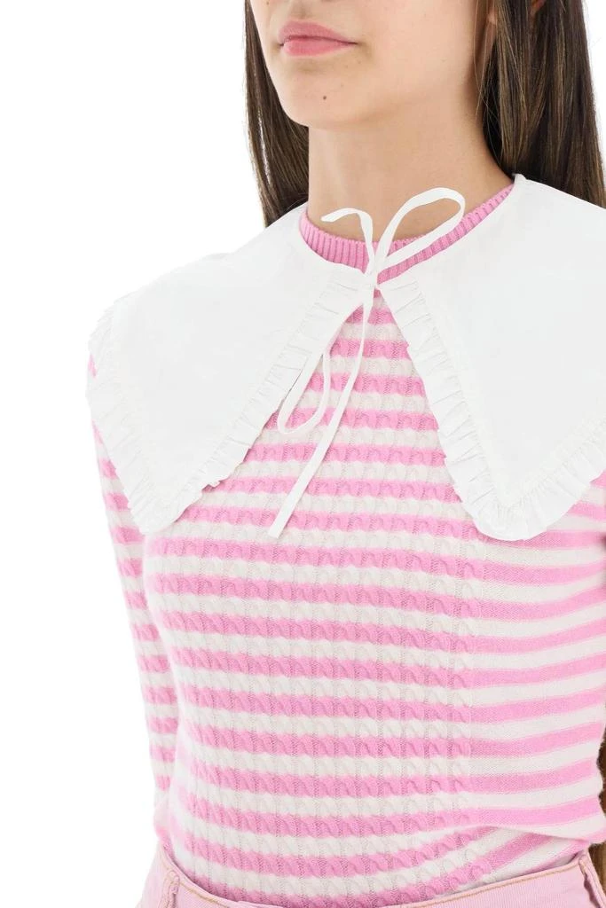 商品Ganni|FRILLED COTTON COLLAR,价格¥243,第5张图片详细描述