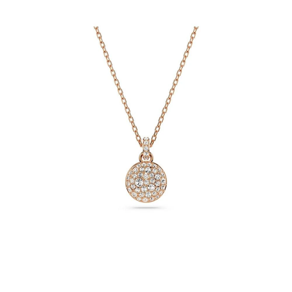 商品Swarovski|White, Rhodium Plated or Gold-Tone or Rose-Gold Tone Meteora Pendant Necklace,价格¥875,第1张图片