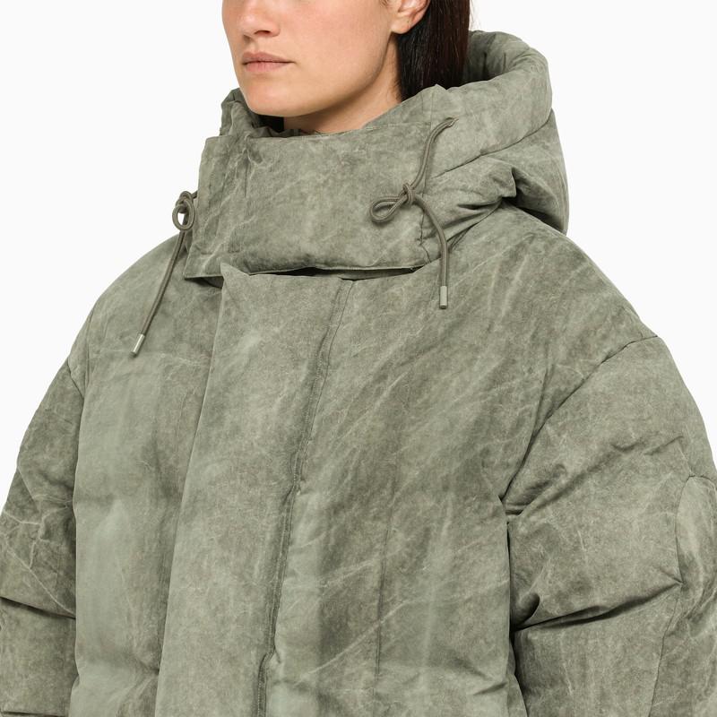 Oversize military down jacket in canvas商品第5张图片规格展示