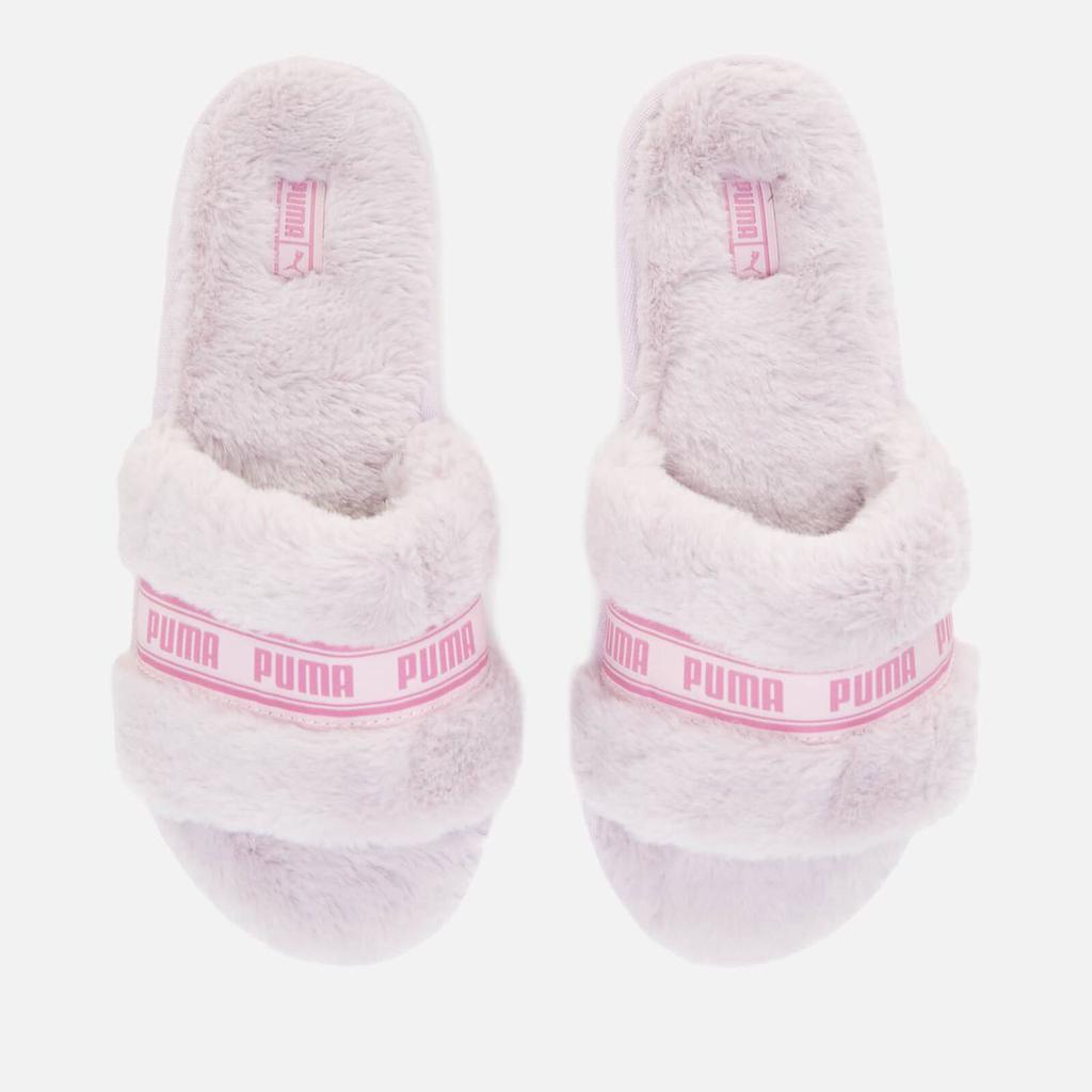 Puma Women's Fluff Slippers - Lavender Fog/Opera Mauve商品第1张图片规格展示