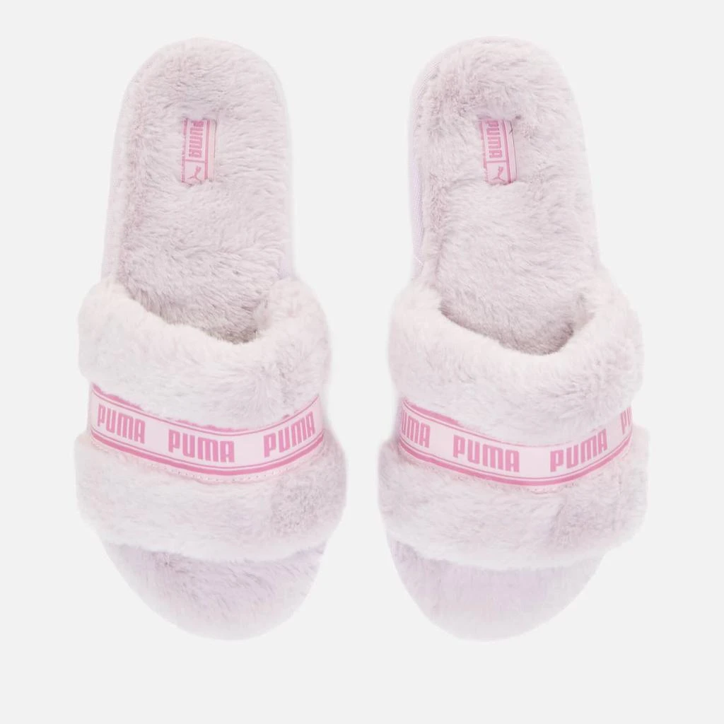 商品Puma|PUMA WOMEN'S FLUFF SLIPPERS - LAVENDER FOG/OPERA MAUVE,价格¥129,第1张图片