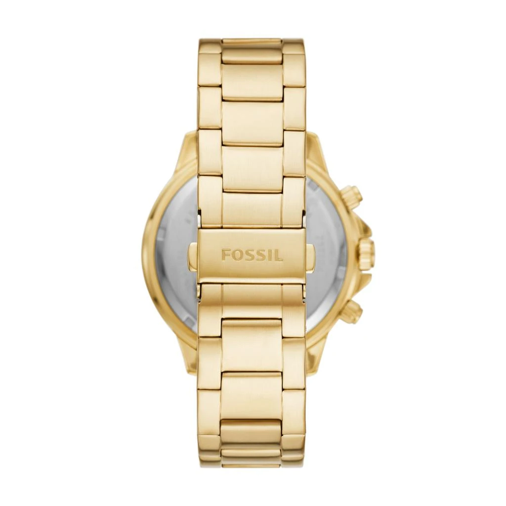 商品Fossil|Fossil Men's Bannon Multifunction, Gold-Tone Stainless Steel Watch,价格¥501,第3张图片详细描述