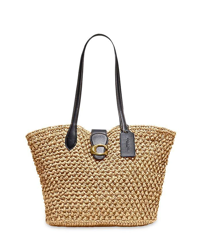 COACH Large Popcorn Weave Tote 1