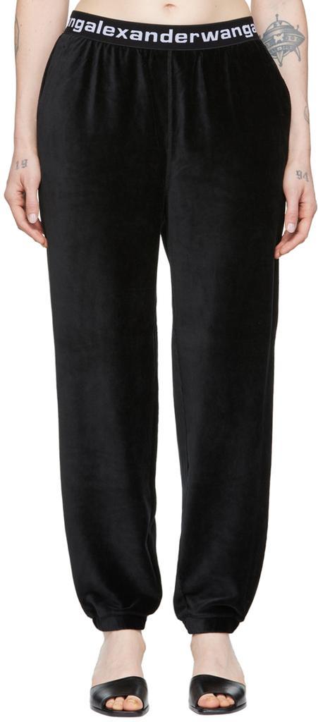 商品Alexander Wang|Black Cotton Lounge Pants,价格¥2556,第1张图片