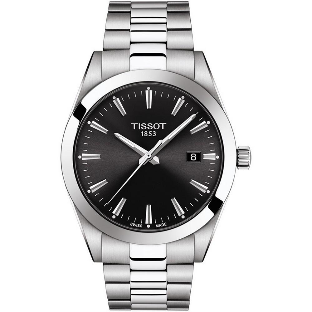 商品Tissot|Men's Swiss T-Classic Gentleman Stainless Steel Bracelet Watch Watch 40mm,价格¥2775,第1张图片