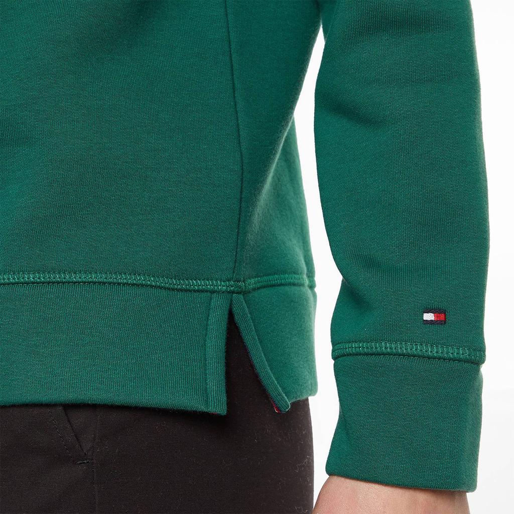 Tommy Hilfiger Women's Regular Hilfiger Hoodie - Tropical Emerald商品第3张图片规格展示