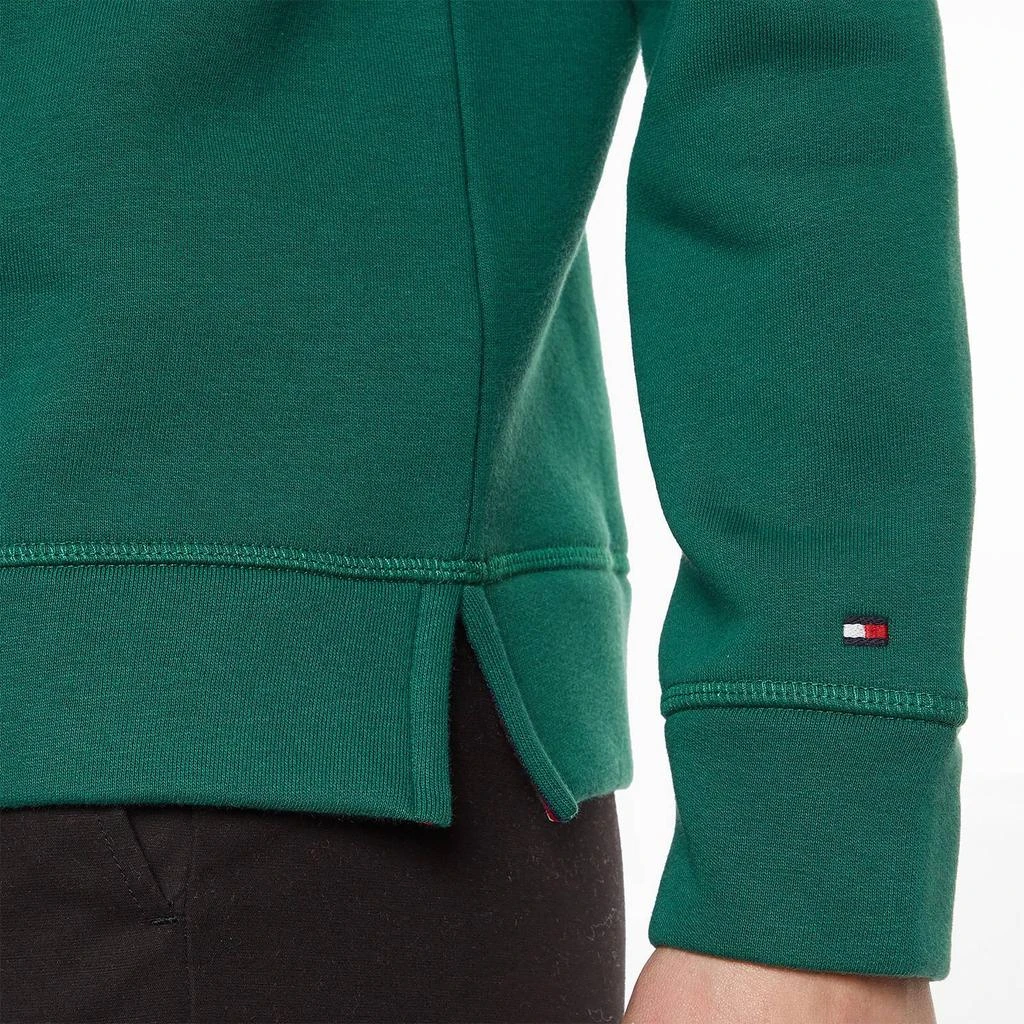 商品Tommy Hilfiger|Tommy Hilfiger Women's Regular Hilfiger Hoodie - Tropical Emerald,价格¥540,第3张图片详细描述