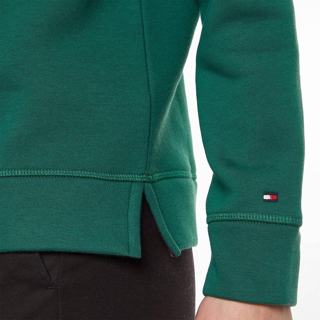 商品Tommy Hilfiger|Tommy Hilfiger Women's Regular Hilfiger Hoodie - Tropical Emerald,价格¥515,第5张图片详细描述