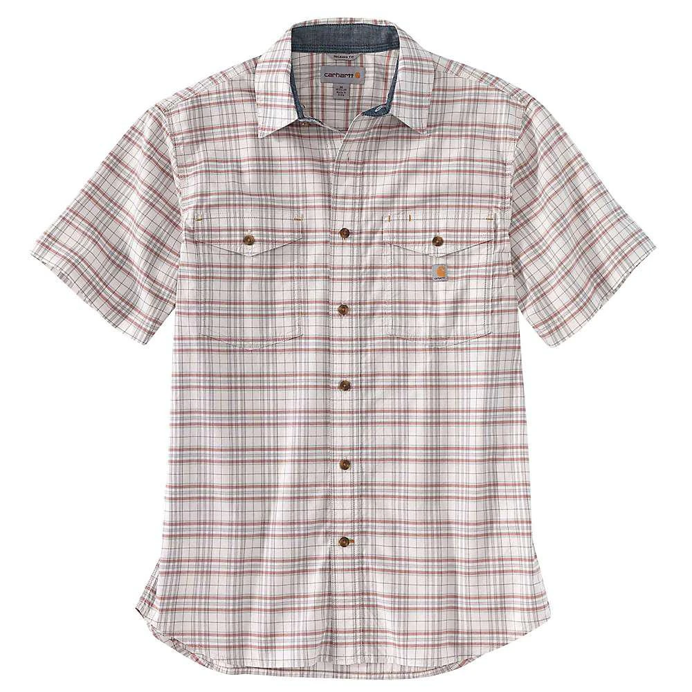 商品Carhartt|Men's Rugged Flex Relaxed Fit Lightweight SS Plaid Shirt,价格¥185,第1张图片