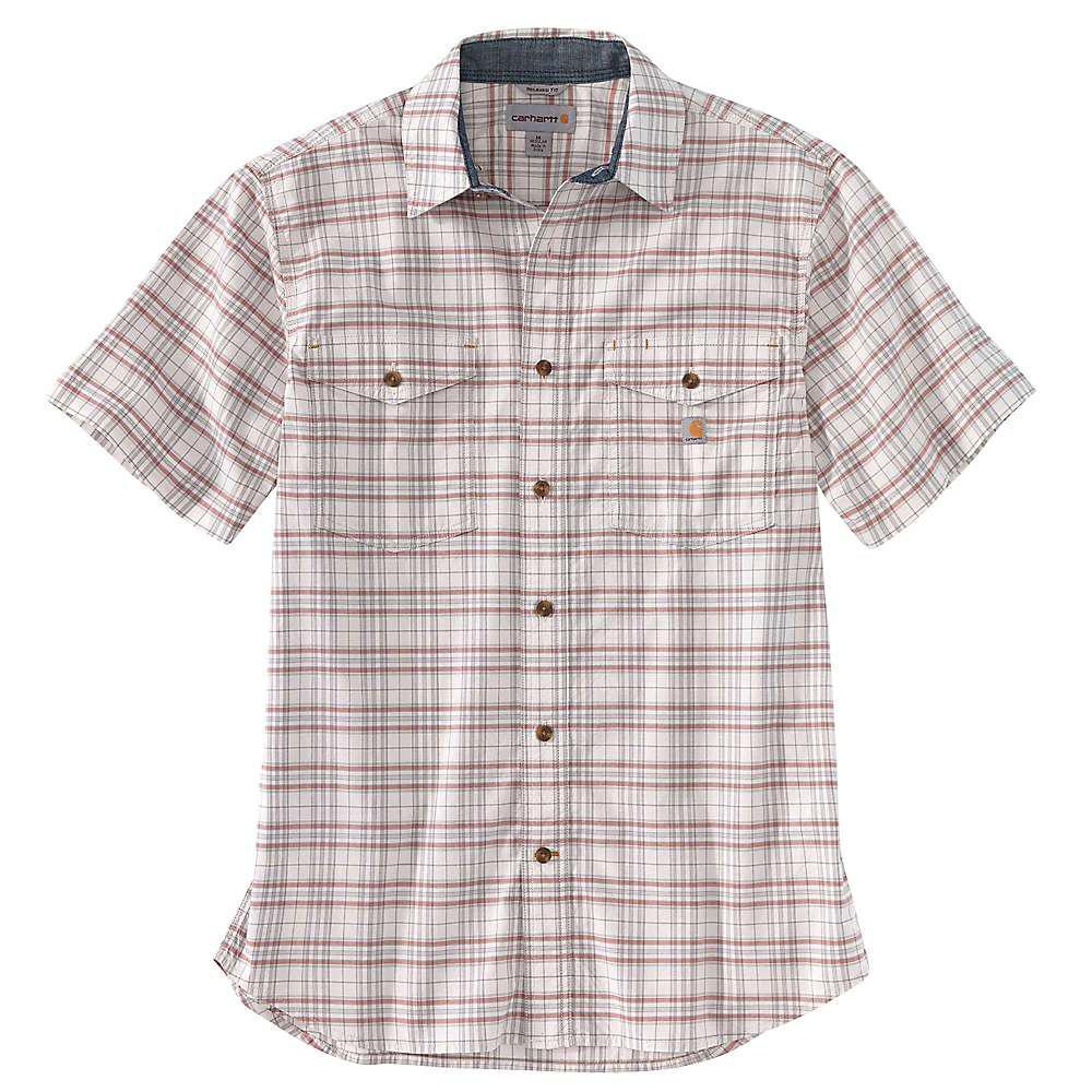 商品Carhartt|Men's Rugged Flex Relaxed Fit Lightweight SS Plaid Shirt,价格¥182,第1张图片