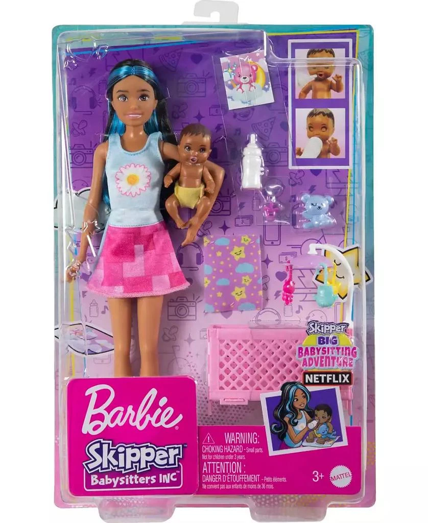 商品Barbie|Skipper Babysitters, Inc. Dolls and Playset - Brunette,价格¥146,第3张图片详细描述
