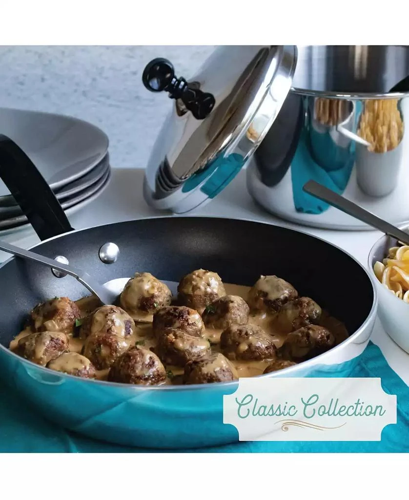 商品Farberware|Classic Series Stainless Steel 4-Qt. Saucepot & Lid,价格¥235,第4张图片详细描述